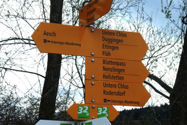 Rebenweg Aesch - Ettingen - Therwil