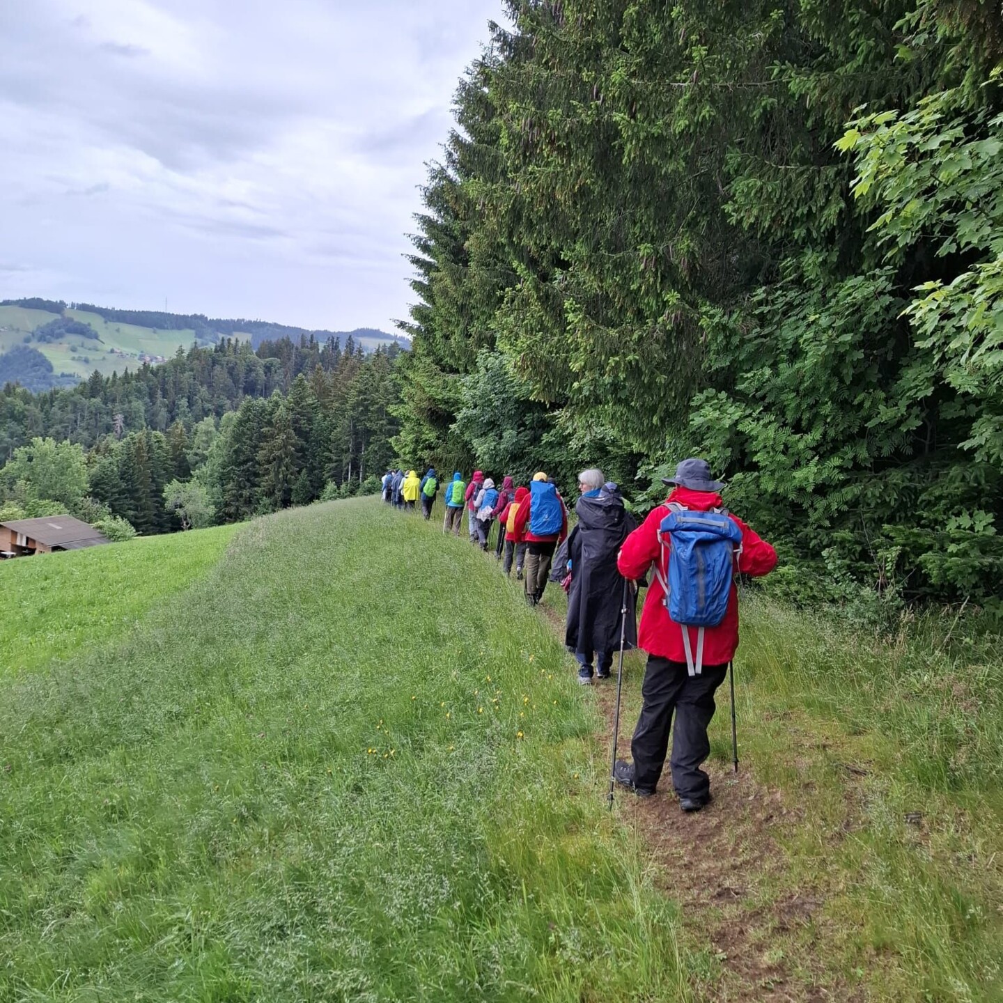 Auf dem Abstieg