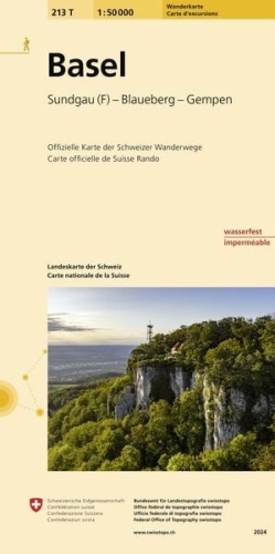 Wanderkarte 1:50'000 Blatt 213T Basel