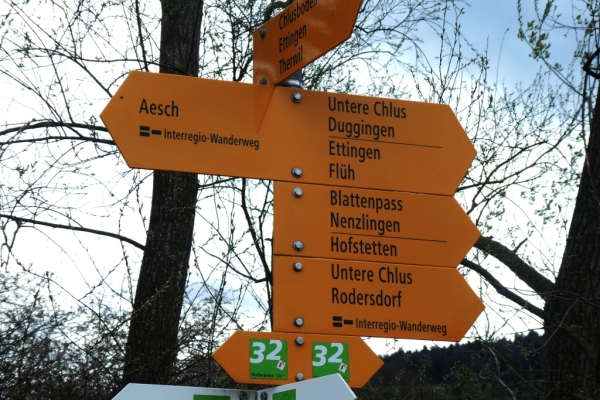 Rebenweg Aesch - Ettingen - Therwil