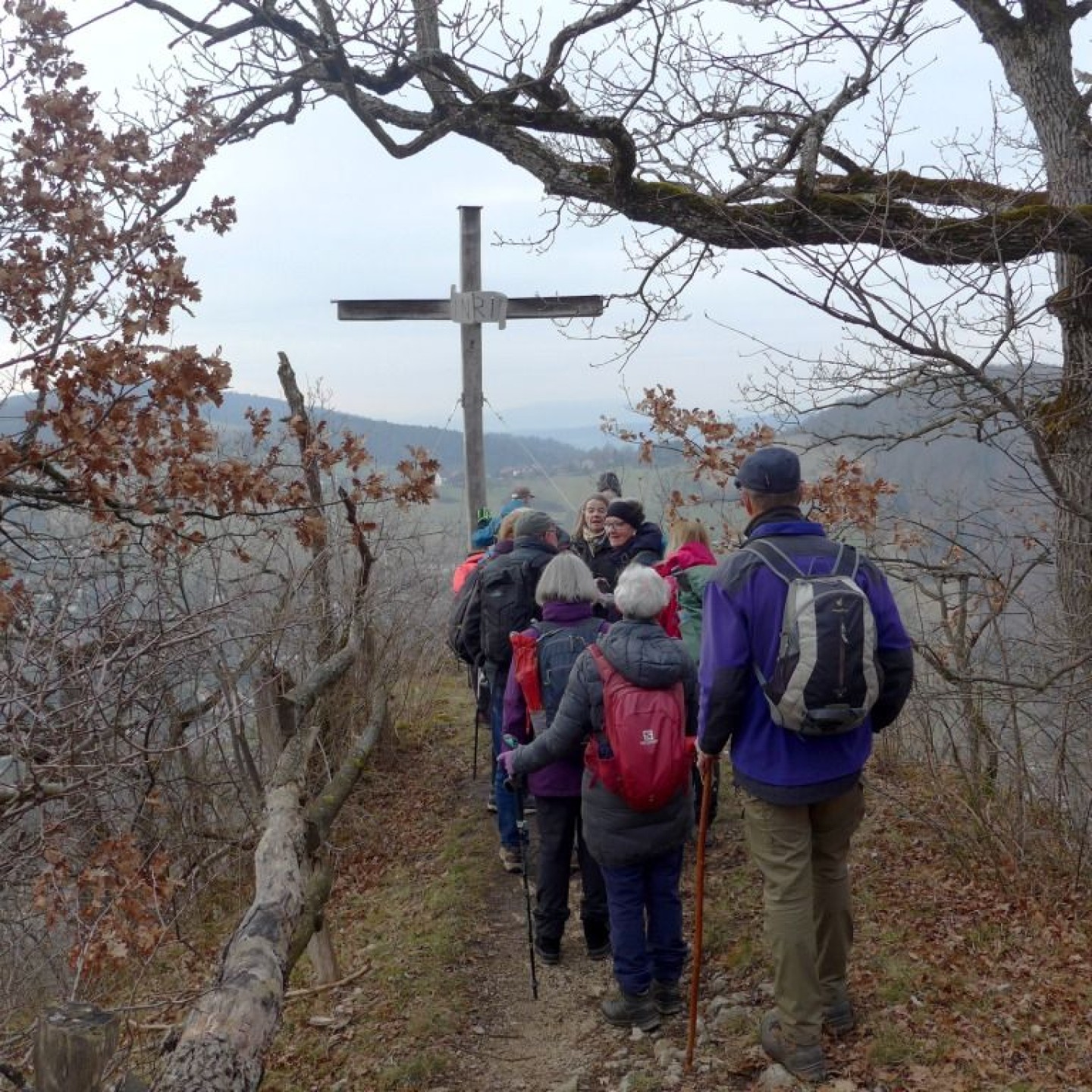 09_Der Aufstieg von Flüh zum Aussichtspunkt Hochstetter Chöpfli war steil
