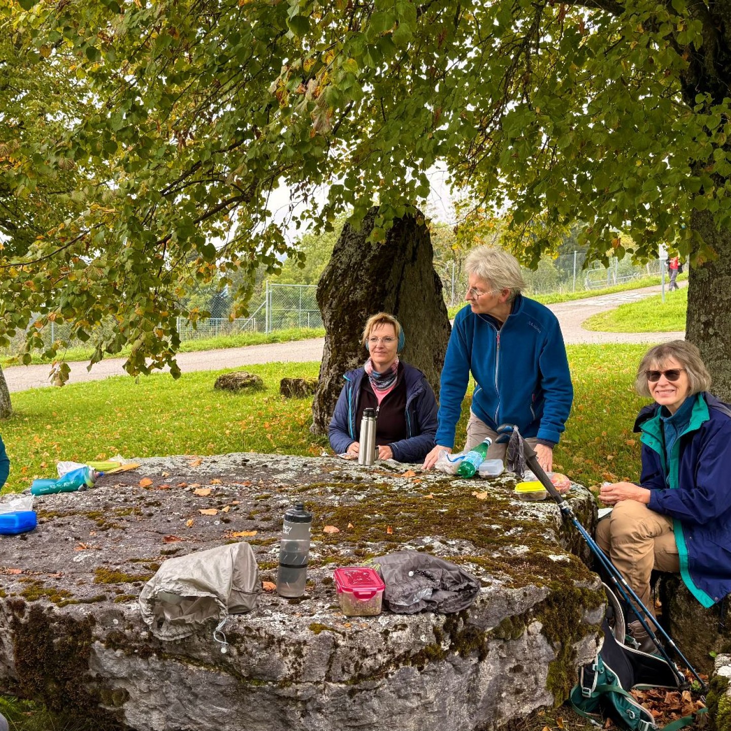 8-Verdiente Mittagsrast beim Hinkelstein