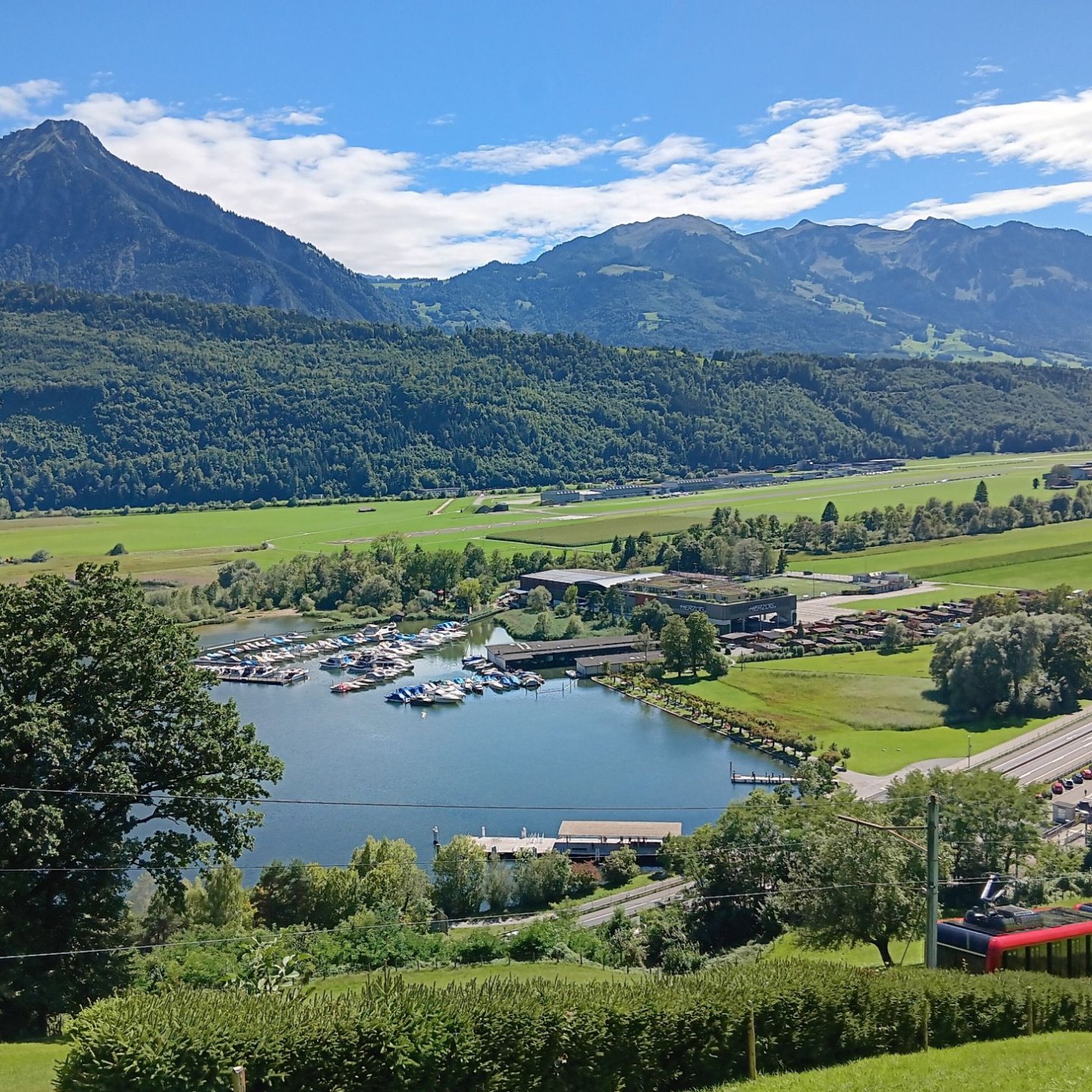 9-Ziel in Sicht, die Bucht von Alpnachstad