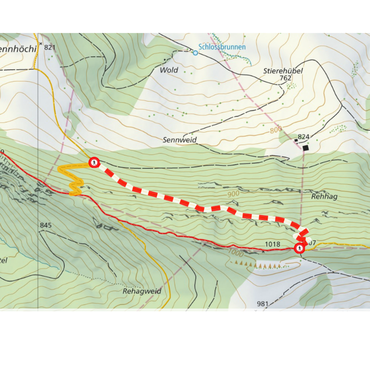 Sperrung Sennweid Oberdorf